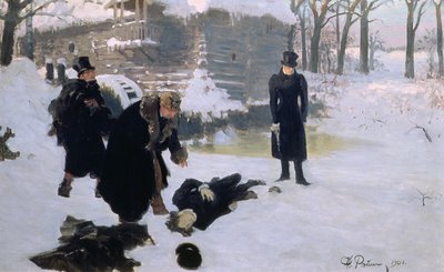 The Duel by Ilya Efimovich Repin